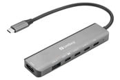Telakointiasemat - Sandberg USB-C 6-in-1 MediaDock - 136-77