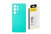 Puhelin - Kannet ja kotelot - Wozinsky Silicone Case for Samsung Galaxy S24 FE - Mint - 5907769371141