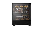 Kotelot - Darkflash DY460 Computer Case with 4 ARGB Fans - Kotelot - Musta - DY460 Black + 4 fans