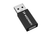 USB hub - Wozinsky WAAC-01 USB-A - USB-C OTG - black USB hub - 1 portti - Musta - 5907769378980