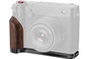 Kamerahihnat - SmallRig 5266 L-Shape Mount Plate with Wooden Handle for FUJIFILM GFX100RF Black - 5266