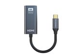 Näyttökaapeli - Wozinsky WACH-01 USB-C - HDMI 4K 60Hz - Black - 5907769378904