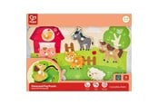 Leiki & Opi - Hape Farm Animals Peg Puzzle - E1458K