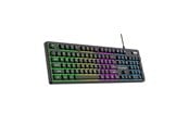 Näppäimistöt - Wozinsky WKG-200 Keyboard with RGB Membrane Gaming Roller - Black (US International ISO) - Pelinäppäimistö - US International - Musta - 5907769384165