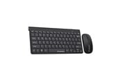Näppäimistöt - Wozinsky Wireless Keyboard + Compact Mouse Set - Black (US International ISO) - US International - Musta - 5907769384189