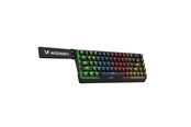 Näppäimistöt - Wozinsky WKGP-1165 Mechanical RGB Backlit Gaming Keyboard - Black (US International ISO) - US International - Musta - 5907769384172