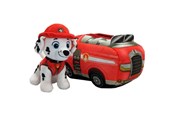 Hahmot - Paw Patrol 2-in-1 Vehicle Plush w/Marshall 15 cm - 97283 / 6075429
