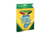Kirjoitus- ja piirustustarvikkeet - Crayola Super Tips - marker - assorted colours (pack of 12) - 7509