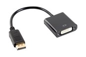 Näyttökaapeli - Lanberg - video adapter - DisplayPort to DVI-D - 10 cm - AD-0007-BK