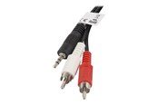 Audiokaapelit - Lanberg audio cable - 2 m - CA-MJRC-10CC-0025-BK
