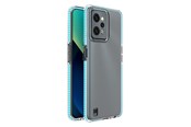 Puhelin - Kannet ja kotelot - Hurtel Spring Case for Realme C31 Silicone Cover with Frame Light Blue - 9145576265093