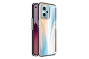 Puhelin - Kannet ja kotelot - Hurtel Spring Case for Realme 9 Pro+ / Realme 9 Silicone Cover with Frame Black - 9145576265130