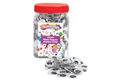 Luovat leikit - Colorations - Black Wiggle Eyes 100 pcs. - CHJWE