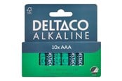 Akut ja Paristot - Deltaco battery - 10 x AAA / LR03 - Alkaline - LR03-10B