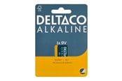 Akut ja Paristot - Deltaco battery x 6LR61 - Alkaline - 6LR61-1B