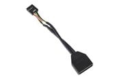 Näyttökaapeli - SilverStone - USB internal adapter - 19 pin USB 3.0 header to 9 pin USB header - G11303050-RT