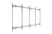 Seinäkiinnitys, AV-kiinnikkeet & AV-kalusteet - Multibrackets M Pro Series mounting kit - open frame - for 4x4 LED video wall - fine tune adjustment mounting depth: 30 mm - black - Max - recommended for 108" - 7340234811571