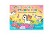 Harrastustarvikkeet - Deltas Color & Sticker Fun Magical Unicorns - 0664097