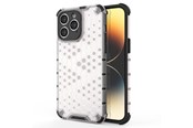 Puhelin - Kannet ja kotelot - Hurtel Honeycomb Case for iPhone 14 Pro Max Armored Hybrid Cover Transparent - 9145576266199