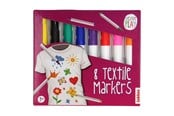 Kirjoitus- ja piirustustarvikkeet - Lobbes Textile Markers 8 pcs. - 927007