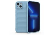 Puhelin - Kannet ja kotelot - Hurtel Magic Shield Case for iPhone 14 Plus Flexible Armored Case Light Blue - 9145576266342