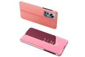 Puhelin - Kannet ja kotelot - Hurtel Clear View Case Cover for Xiaomi 12 Lite Cover with a Flap Pink - 5907769349355