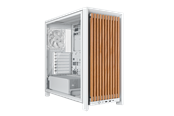 Kotelot - Corsair FRAME 4000D Wood RS (White & Oak) - Kotelot - Miditower - Valkoinen - CC-9011341-WW