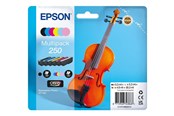 Mustepatruunat, värikasetit ja lisävarusteet - Epson 250 Multipack - 6-pack - black yellow cyan magenta light cyan light magenta - original - ink cartridge - C13T16N84010