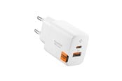Puhelin - Adapterit & Laturit - Spigen Essential 20W Wall Charger EE202EU - white - ACH08704