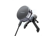 Puhelin - Adapterit & Laturit - Spigen Essential MagSafe Peltier Wireless Car Charger EV25MFAQ - black - Air vent - ACP10511
