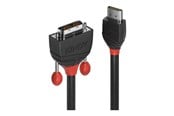 Näyttökaapeli - Lindy Black Line adapter cable - HDMI / DVI - 5 m - 36274