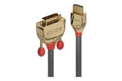 Näyttökaapeli - Lindy Gold Line adapter cable - HDMI / DVI - 10 m - 36198