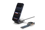 Puhelin - Adapterit & Laturit - Spigen Essential MagSafe 2-in-1+C Wireless Charger EF302MOQ - black - ACH10399