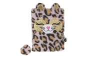 Lisätarvikkeet kouluun - Tinka DIARY PINK LEOPARD W/LOCK - 8-802180