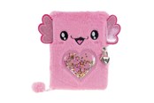 Lisätarvikkeet kouluun - Tinka DIARY PLUSH AXOLOTL PINK WITH LOCK - 8-802182