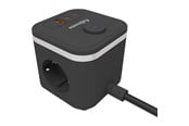 Virtakaapelit (ulkoinen) - Fellowes Power Cube Type F - Black - 100137167