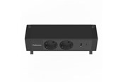Virtakaapelit (ulkoinen) - Fellowes Power Desk 2 Type F - Black - 100137182