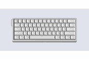 Näppäimistöt - Wooting 60HE v2 - US-ANSI - Non-Split - Aluminum - Pelinäppäimistö - ilman numpadia - Englanti (US) - Hopea - WK3C-US1-TIK-ASV1