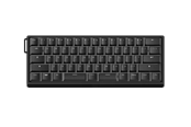 Näppäimistöt - Wooting 60HE v2 - US-ANSI - Split - Aluminum - Pelinäppäimistö - ilman numpadia - Englanti (US) - Musta - WK3C-USSP1-TIK-ABK1