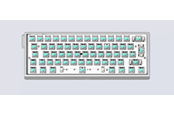 Näppäimistöt - Wooting 60HE v2 - ISO - Non-Split - Aluminum - Pelinäppäimistö - ilman numpadia - ISO - Hopea - WK3C-ISO-TIK-ASV1
