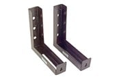 Seinäkiinnitys, AV-kiinnikkeet & AV-kalusteet - Elite Screens Elite ZVMAXLB6-B mounting kit - corner - for projection screen - black - Max - recommended for - ZVMAXLB6-B