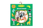 Harrastustarvikkeet - Wins Holland Wild Animals - 200 Removable Stickers - PT2331