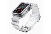 Smartwatch - Lisävarusteet - Hurtel Silicone Band Strap Bracelet Case Strap Light Set for Apple Watch 42mm - Black - 5907769331701