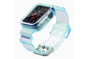 Smartwatch - Lisävarusteet - Hurtel Silicone Band Strap Bracelet Case Strap Light Set for Apple Watch 42mm - Blue - 5907769331718