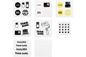 Action-kameran lisälaitteet - Insta360 Button Sticker Set - CINSEAVR