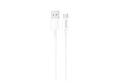 USB kaapelit - Dudao L4ST USB-A / USB-C 5A 1m cable - white - 6976625331758