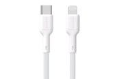 USB kaapelit - Dudao L9X 30W USB-C Cable - Lightning 1m - White - 6976625334551