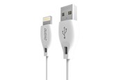 USB kaapelit - Dudao  USB/Lightning Cable 2.4A 1m White (L4L 1m White) - 6976625335114