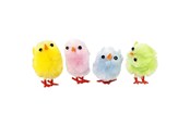 Lelut - Creativ Company Colored Easter Chicks Chenille 12pcs. - 51655