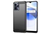 Puhelin - Kannet ja kotelot - Hurtel Carbon Case for Realme C35 Flexible Silicone Carbon Cover Black - 9145576267639
